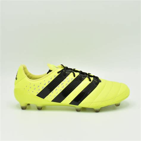 adidas ace 16.1 fg leather fußballschuhe gelb s79684|adidas ACE 16.1 Leather FG/AG Solar Yellow/Core Black/Silver .